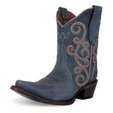 Corral Women's Blue Embroidered Bootie