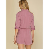 Mauve Utility Style Romper