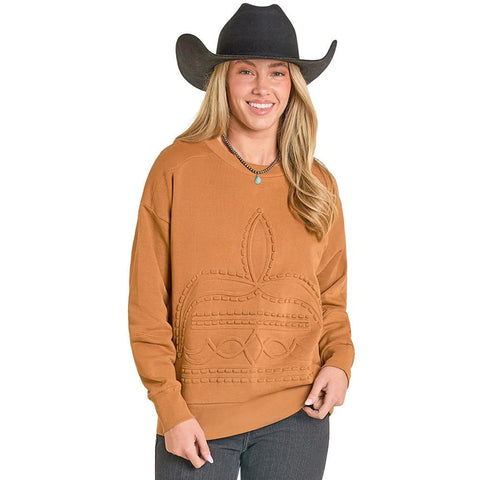 Brass Boot Stitch Sweatshirt