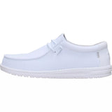 Toes to heel view of White Wally Mesh Shoe