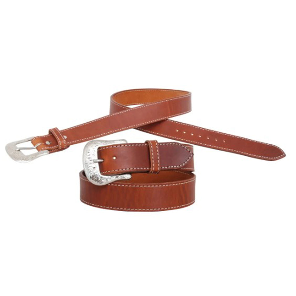 Circle Y Men's Leather Plain Belt