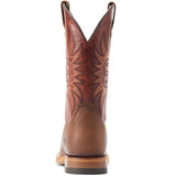 Back side view of Men's Arena Winner Western Performance Boots. 