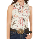 Western Graphics Snap Western Style Tank Top - Front