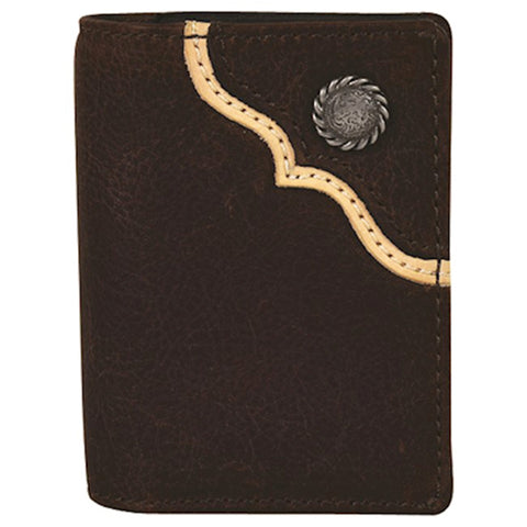 Justin Russet Front Pocket Wallet