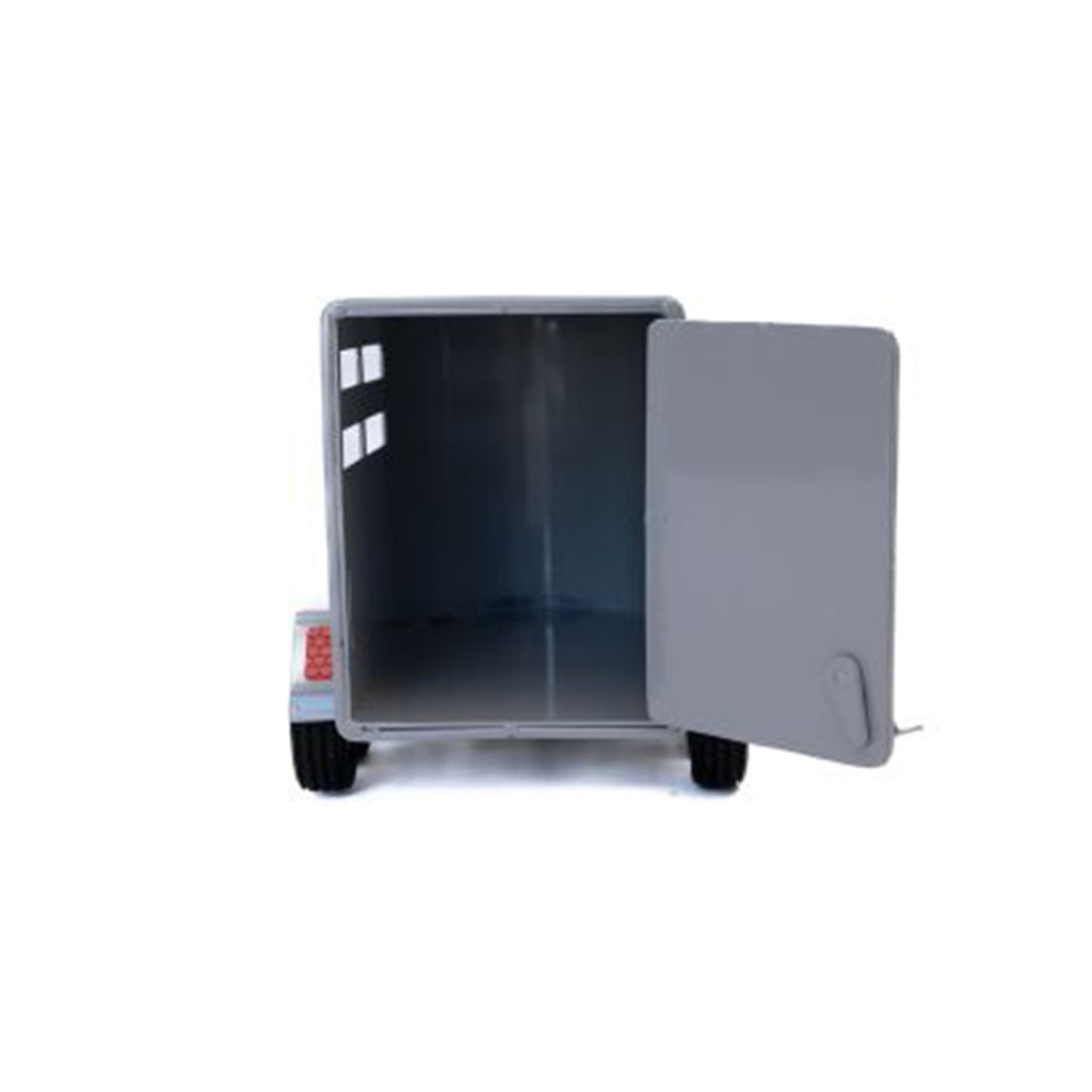 Bumper Pull 2 Horse Trailer by Little Buster Toys Open Back Door View
