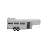 Little Buster Gooseneck Horse Stock Combo Trailer Right Side View