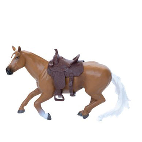 Little Buster Barrel Horse Palomino Gelding With Saddle