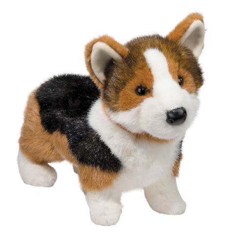 Plush TRI-COLOR CORGI Dog Stuffed Animal 
