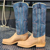 Olathe Men's Indigo Angry Elk Boots