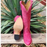 Macie Bean Hot Pink Suede Boots