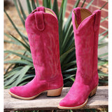 Macie Bean Hot Pink Suede Boots