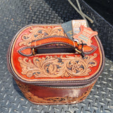 American Darling Large Tooled Oval Case