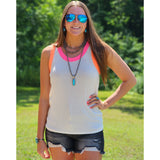 Ivory Multi Color Tank