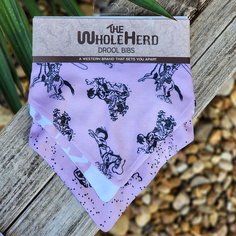 Dream Big Cowgirl Bib Set
