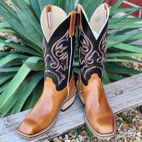 Olathe Sunflower Galega/Black Kidskin Boots