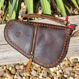 The Catalina Croc Pistol Case is a beautiful leather pouch for storing and securing your small or medium handgun. 
