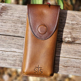 Great all leather vertical leather sunglass case by STS Ranchwear