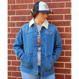 Women's Wrangler Sherpa Lined Denim Barn Jacket