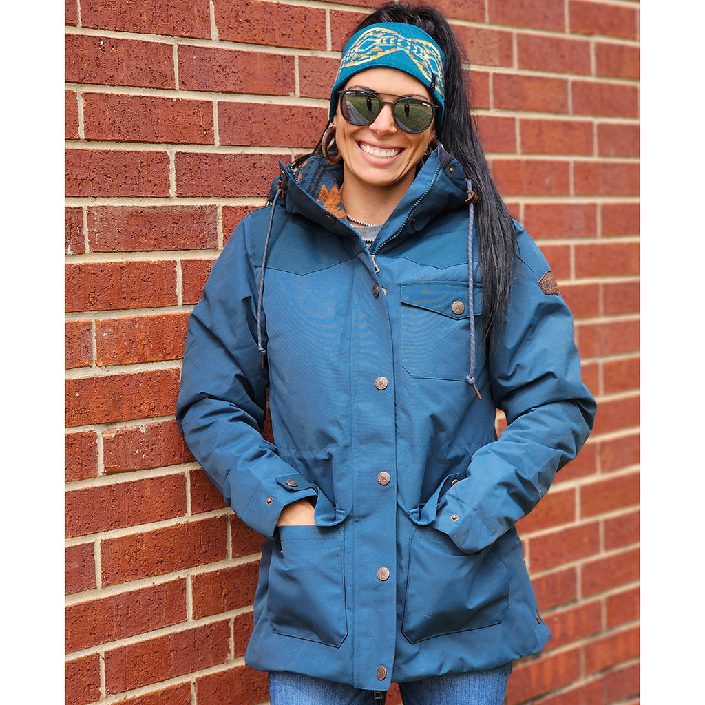 Cinch Women's Teal Barn Coat1