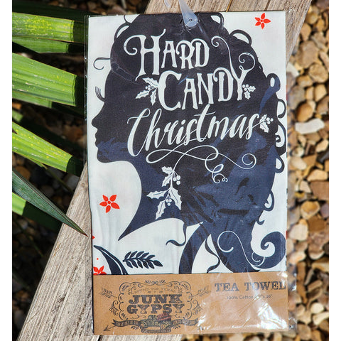 Hard Candy Christmas Tea Towel