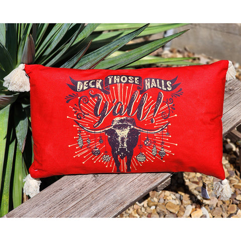 Deck Those Halls Light Up Pillow