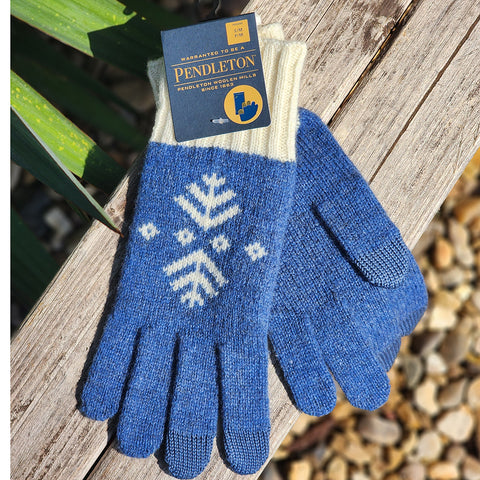 Pendleton Luminaria Light Blue Gloves