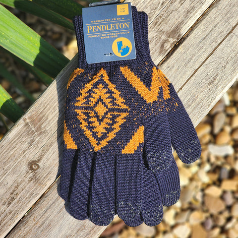 Pendleton Trapper Peak Navy Gloves