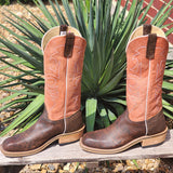 Olathe Men's Cognac Cape Buffalo Boots