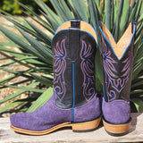 Fenoglio Women's Grape Roughout Boots