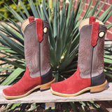 Fenoglio Women's Burgundy Roughout Boots