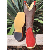 Fenoglio Women's Burgundy Roughout Boots