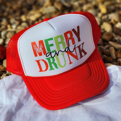 Merry & Drunk Foam Cap