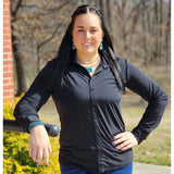 Cowgirl Tuff Black Button Up