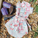 Shea Baby Infant/Toddler Floral Horseshoe Dress