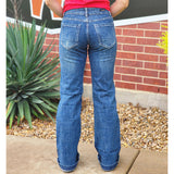 CC Wide Leg Jeans Back View