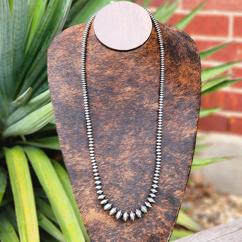 " Clara " Graduated Saucer Necklace