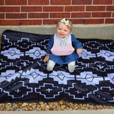 Black & White Splat Mat