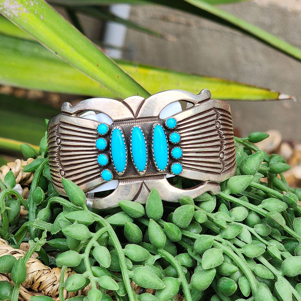 " Fiona " Martinez Turquoise Cuff