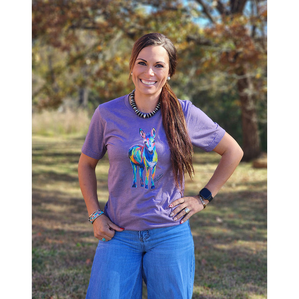 Women's Purple Donkey Tee