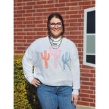 Women's Wrangler Knit Multi Cactus Color Sweater