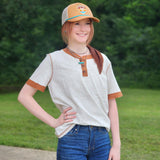 Brown & Grey Tee