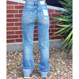 Flying Monkey High Rise Slim Wide Leg Jeans