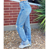 Flying Monkey High Rise Slim Wide Leg Jeans