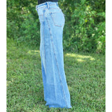 Flying Monkey Mid Rise Palazzo Jeans