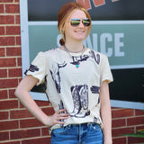 Western Puff Sleeve Blouse
