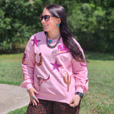 Pink Western Things Sweatshirt
