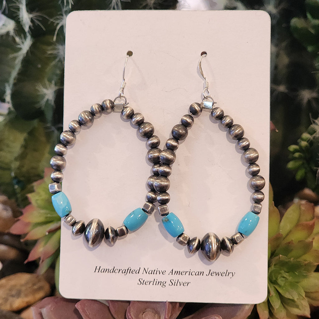 " Ellie " Egyptian Turquoise Dangles