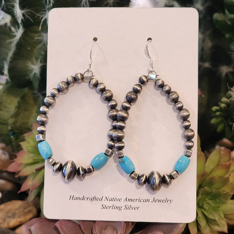 " Ellie " Egyptian Turquoise Dangles