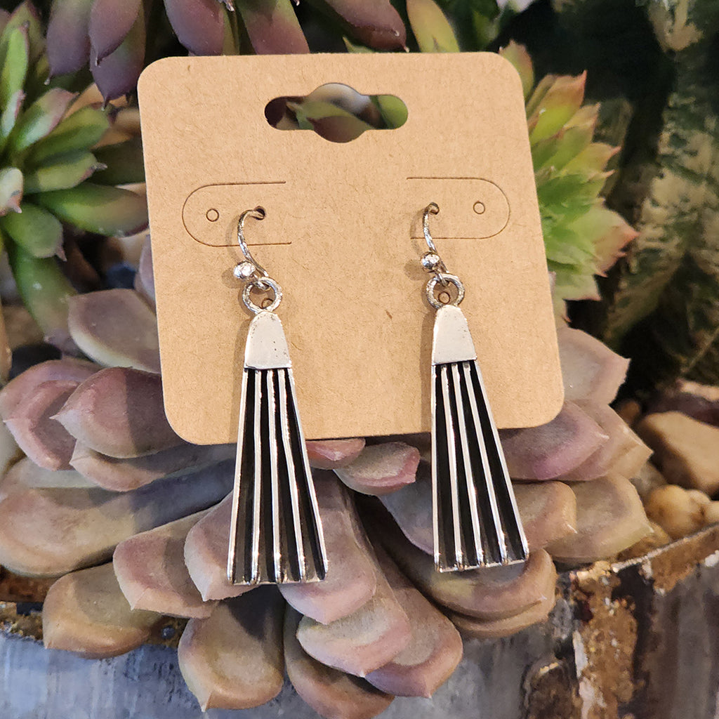 " Danica " Silver Dangle Earrings