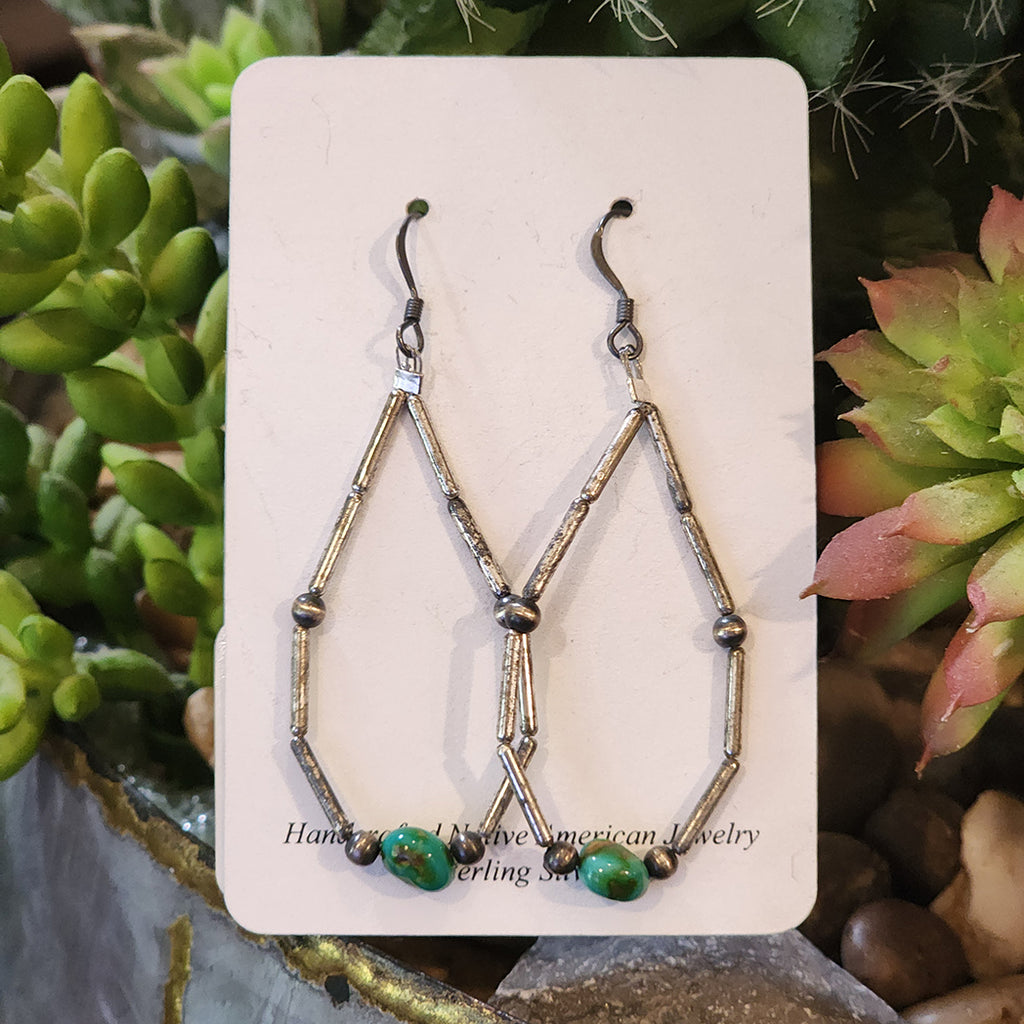 " Fredda " Sonoran Gold Turquoise Dangles